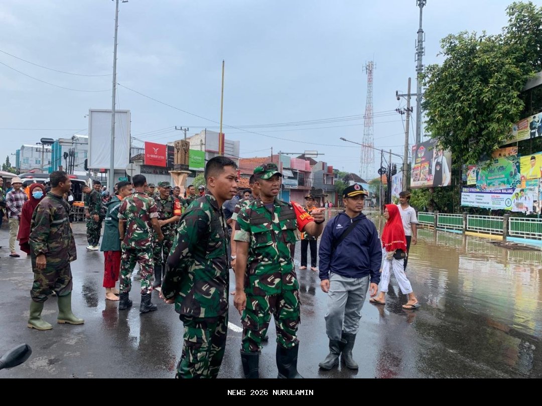 Pastikan penanganan darurat, Dandim 0602/Serang turun ke lokasi banjir Ciruas