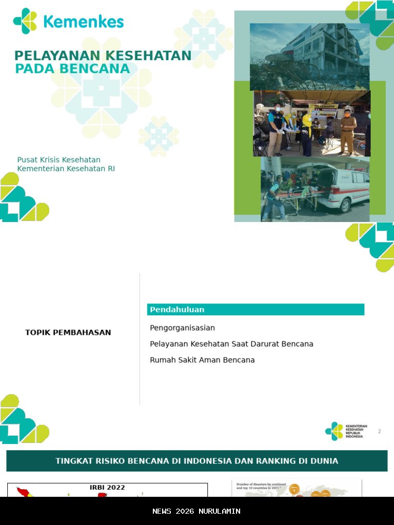 126 Tenaga Kesehatan Dikerahkan ke Wilayah Bencana