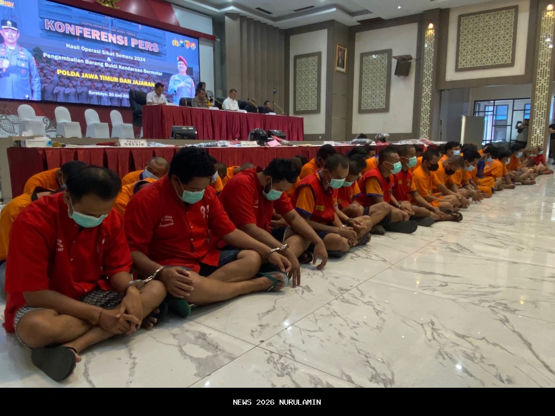 181 Kasus Kejahatan Terungkap di Blora, Curanmor Paling Banyak