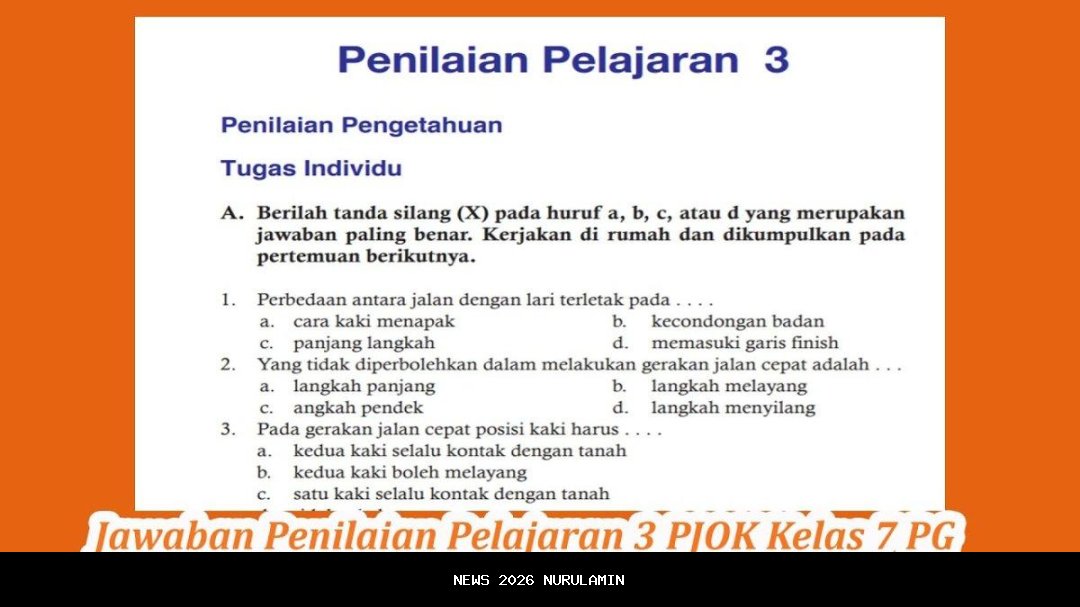 Kunci Jawaban PJOK Kelas 7 Halaman 48: Konsep Ruang dalam Olahraga Individu