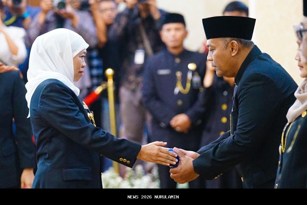 Gubernur Sumut lantik empat pejabat eselon II, minta kerja cepat dan tepat