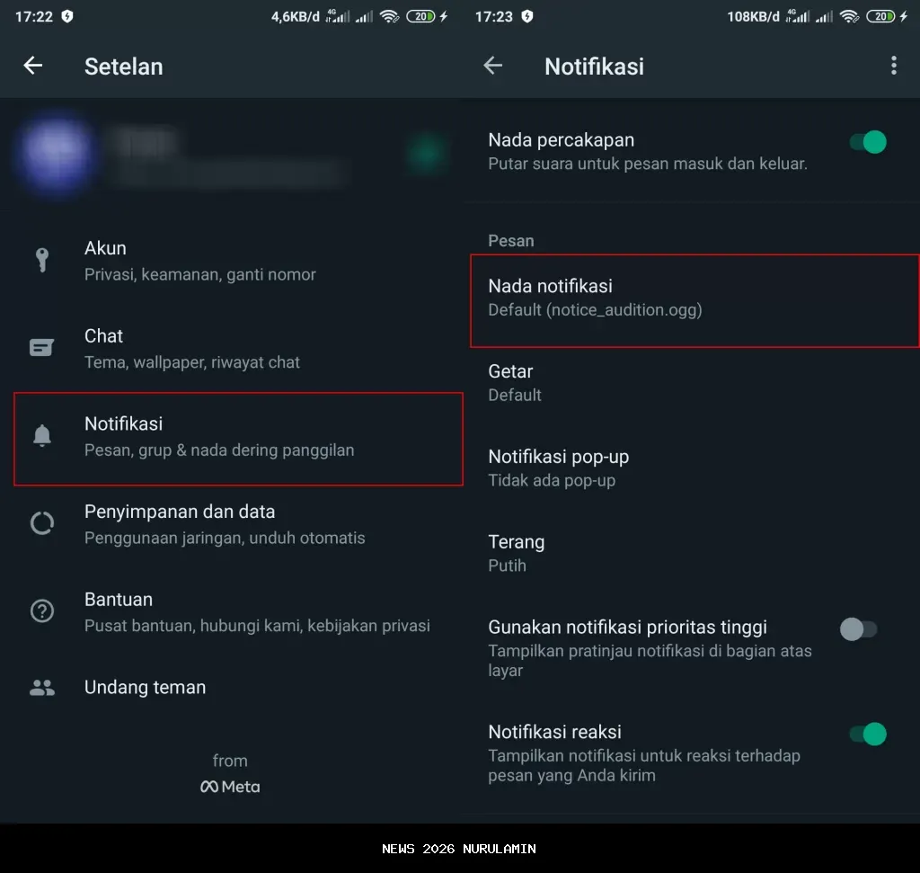 Cara Ganti Nada Dering WhatsApp dengan Suara Google atau Sendiri Tanpa Aplikasi Tambahan