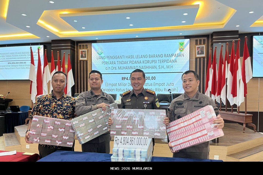 Kejagung Serahkan Rp6,6 T Hasil Menteri Keuangan dan Denda