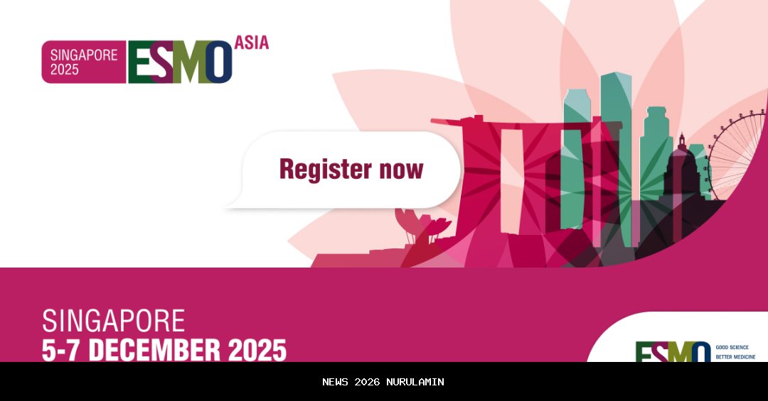 Studi Kanker Stadium Awal Diungkap di ESMO Asia 2025 Singapura