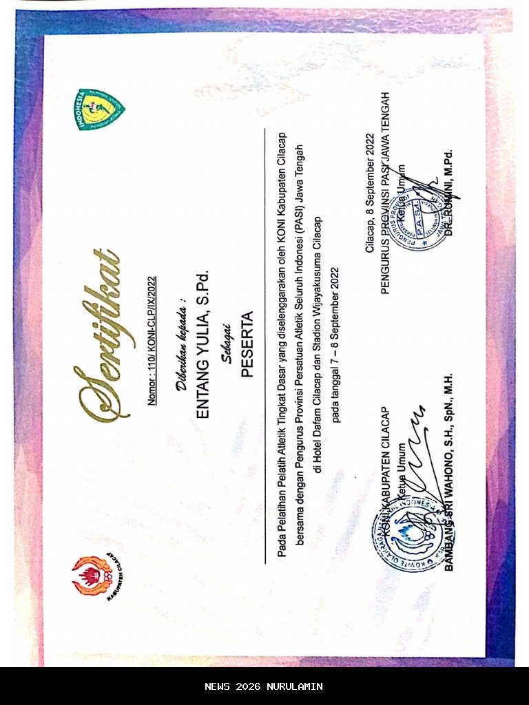 PASI Kalsel Gelar Pelatihan Atletik Nasional, Standarisasi Pembinaan Atlet