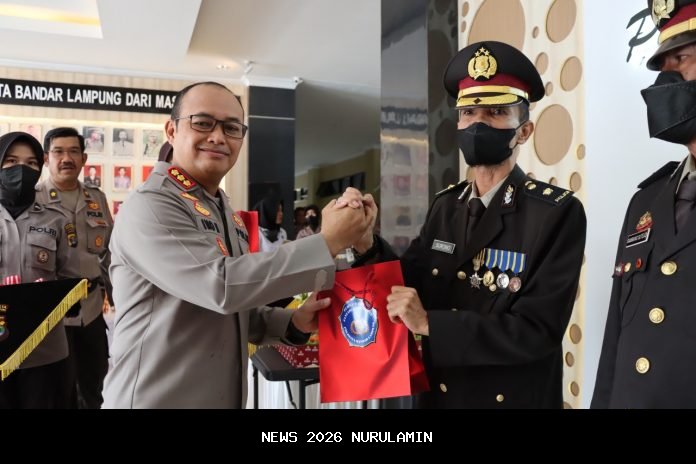 138 personel Polresta Bandar Lampung kenaikan pangkat