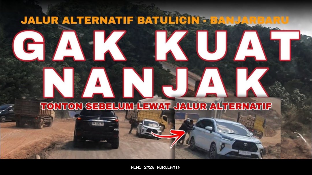 Pemandangan Menakjubkan, Area Istirahat Jalur Alternatif Banjarbaru-Batulicin Jadi Favorit Jemaah Saat 5 Rajab