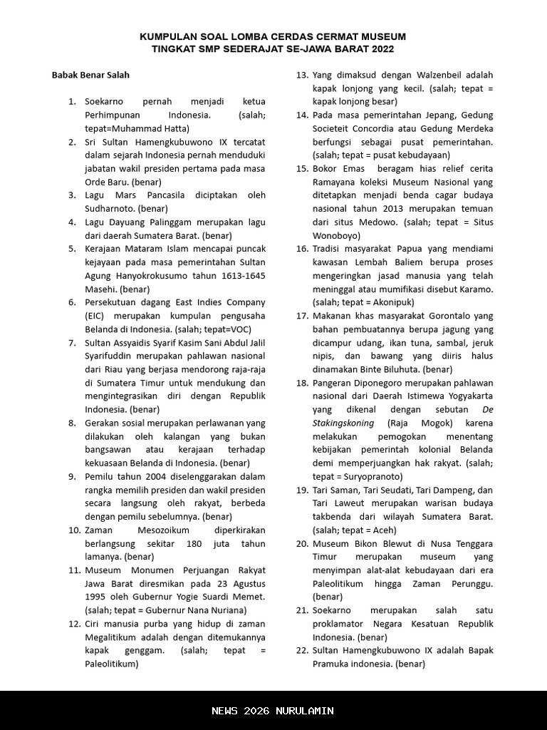 Bupati Gorut Buka Lomba Cerdas Cermat Hakordia