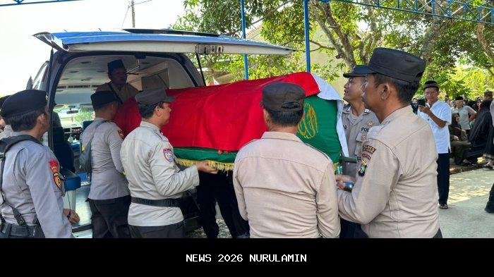 Polres Tanggamus Gelar Upacara Duka Korban Tenggelam Way Lalaan