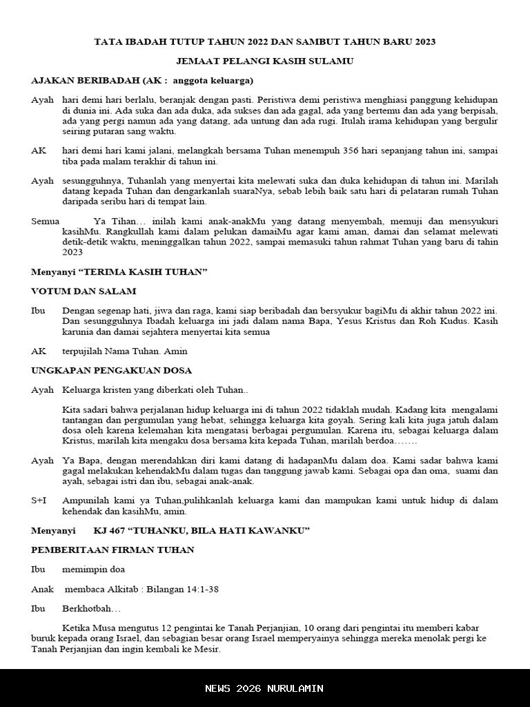 Panduan ibadah tutup tahun 2025: cara, ayat, dan doa