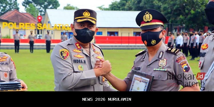 Kado Tahun Baru: Ratusan Personel Polres Nganjuk Naik Pangkat