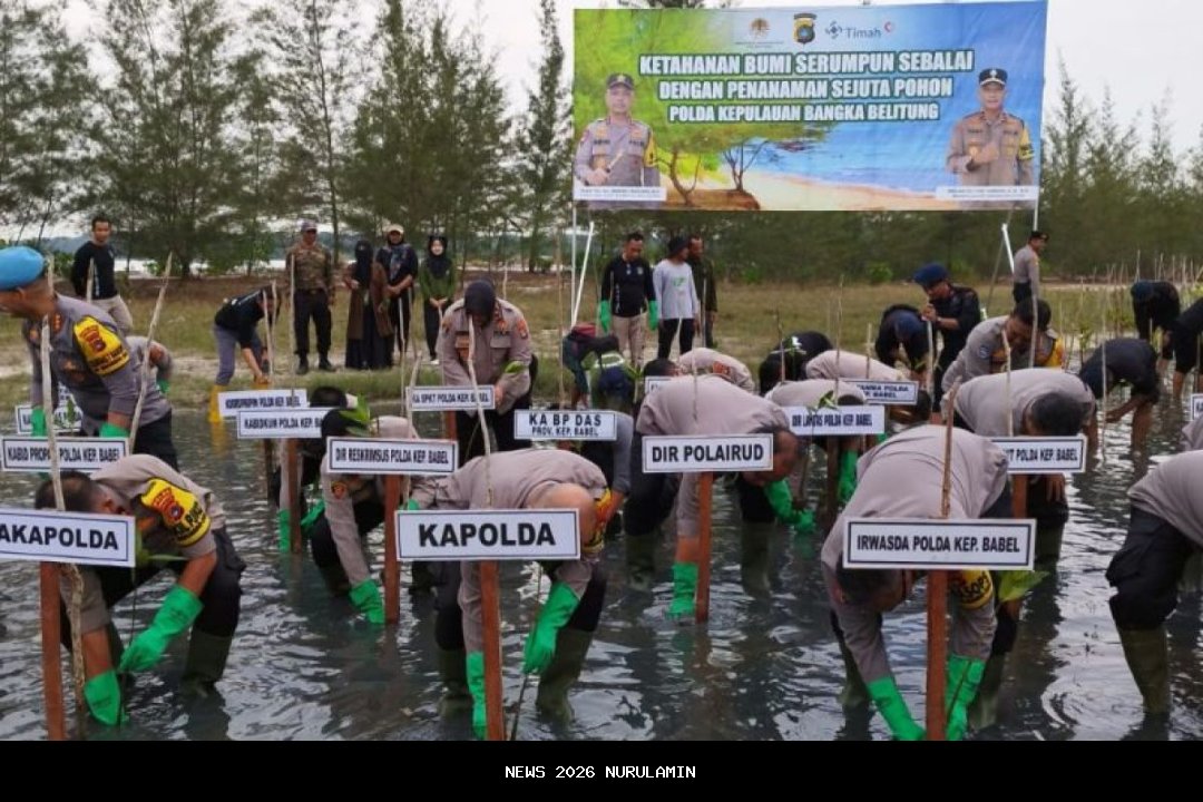104 Kasus Tambang Ilegal Terungkap, Polda Babel Tekankan Reklamasi Lahan Bekas Tambang