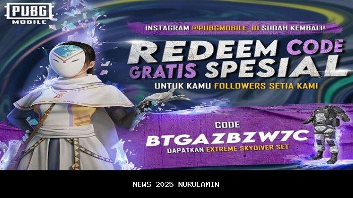 Cara Klaim Kode Redeem PUBG Mobile dari Tencent 11 Desember 2025