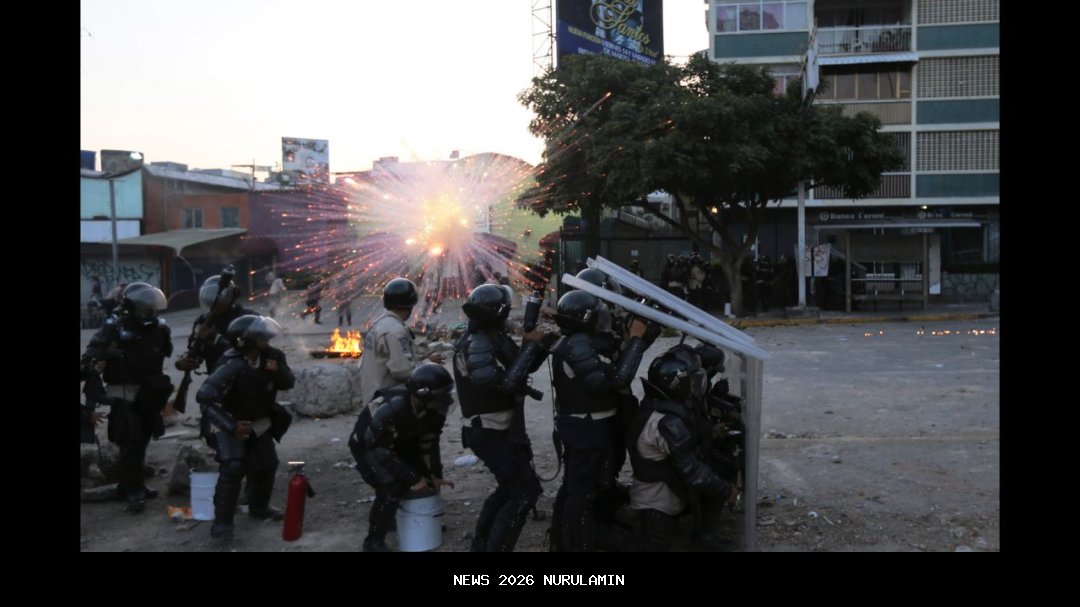 AS serang Venezuela, ledakan terdengar di Caracas