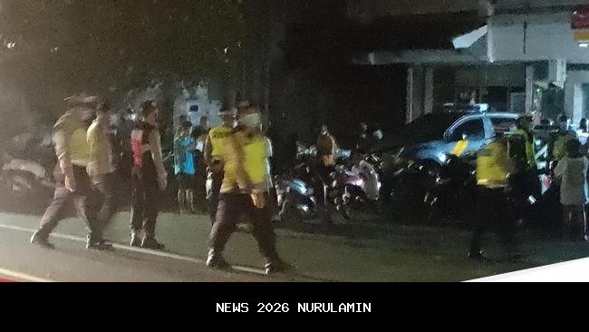 Tahun Baru di Mamuju, Polisi Sita Motor Knalpot Brong dan Atur Lalulintas