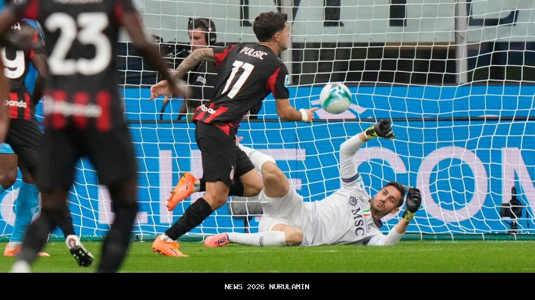 Hasil Liga Italia: Pulisic Bawa Milan Rebut Puncak dari Napoli