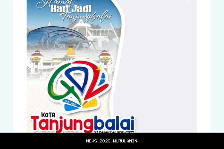 Gratis! Twibbon HUT ke-405 Kota Tanjungbalai untuk Media Sosial 27 Desember 2025
