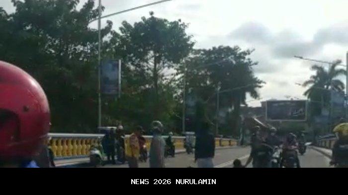 Dua Motor Tabrakan di Simpang Kawat Jambi, Diduga Ngebut