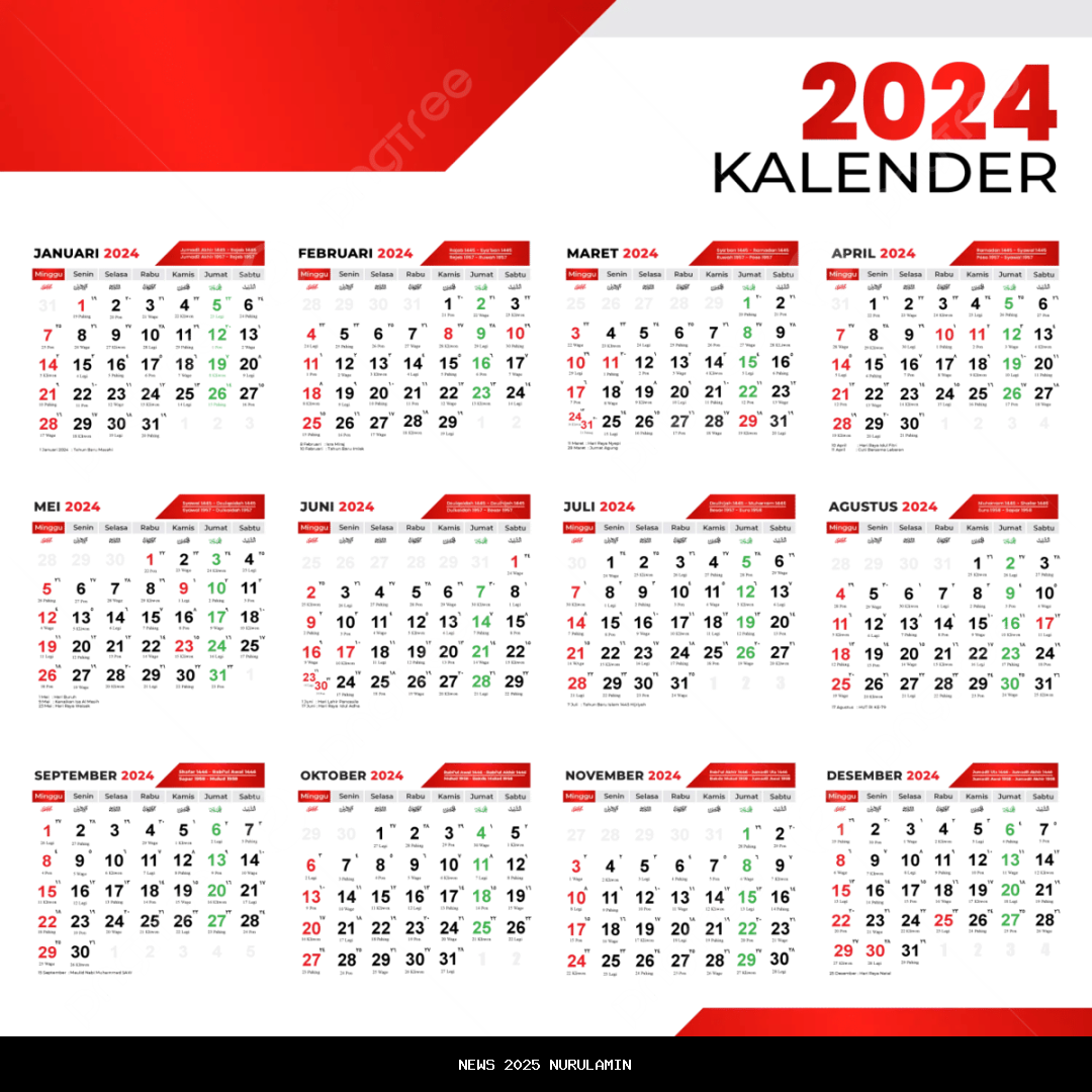 Kalender 2025: 5 Hari Libur Nasional & Internasional 12 Desember, Cek Akhir Pekan Panjang