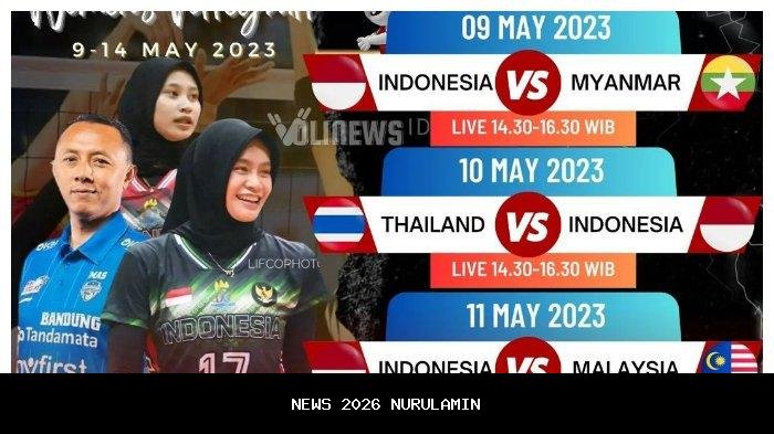 Pemain, head to head, dan jadwal voli putri SEA Games 2025: Indonesia vs Myanmar