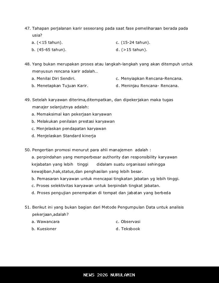 ProASN 2025: Kumpulan Soal Essay & Jawaban Tes Karir