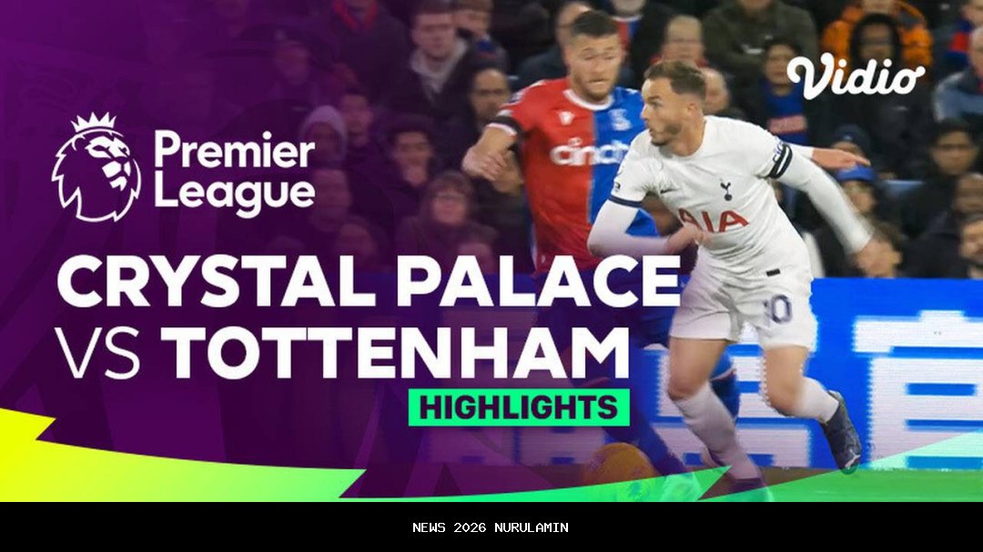 Prediksi Skor dan Susunan Pemain Crystal Palace vs Tottenham Hotspur di Premier League