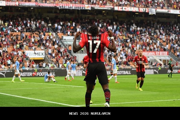 Gol Leao Bawa AC Milan Kembali Puncaki Serie A