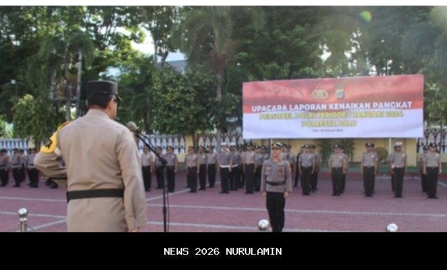 Kapolresta Palu pimpin apel pagi perdana di Polresta Palu