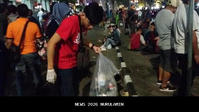 Tidak Ada Pesta, Sampah Tahun Baru 2026 di Surabaya Menurun Drastis