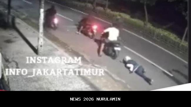 Begal di Lubang Buaya Jaktim tendang korban hingga jatuh lalu rampas motor