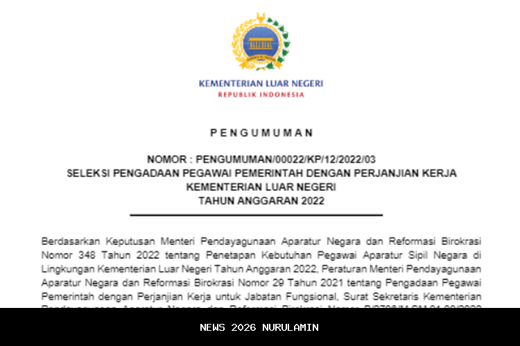 Panduan lengkap seleksi PPPK 2026: Formasi, syarat, dan cara lolos jadi ASN