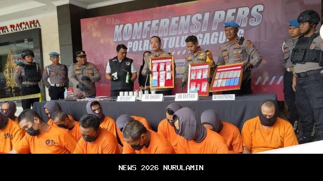 Kasus Narkoba di Tulungagung: Kedungwaru dan Ngunut Paling Banyak, Kauman Aman