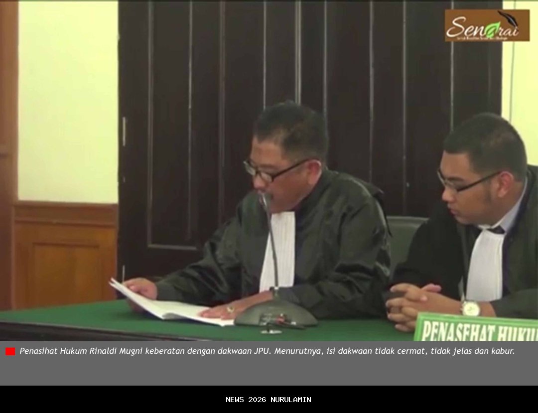 Penasihat Hukum Dedy Yulianto Tolak Dakwaan JPU