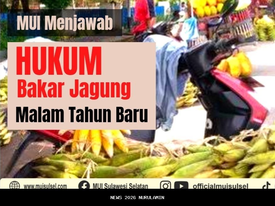 Aroma Jagung Bakar Mang Ade Menghangatkan Malam Tahun Baru 2026 di Tanjungsari Sumedang