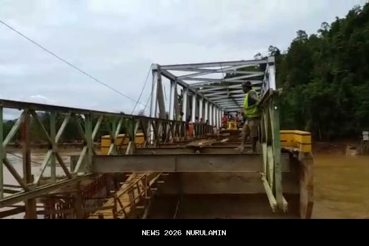 Kementerian PU Perbaiki Jembatan Lumut Akses Takengon–Isé-Isé PascaBanjir