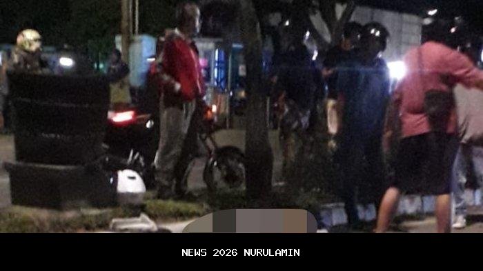 Pengendara Motor Viral Terobos Jalan Baru di Bontang, Pekerja Marah