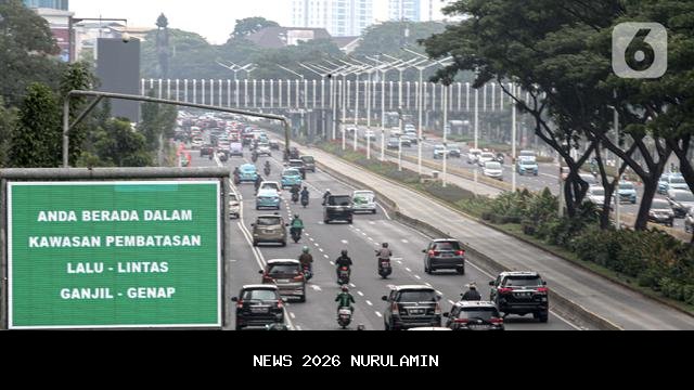 Aturan Ganjil Genap di Jakarta Hari Ini Dihentikan