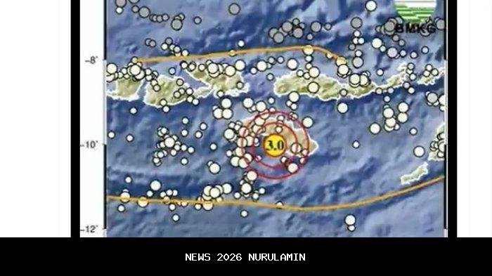 Gempa bumi guncang Sulawesi Barat Senin 12 Januari 2026, gempanya terjadi pagi ini