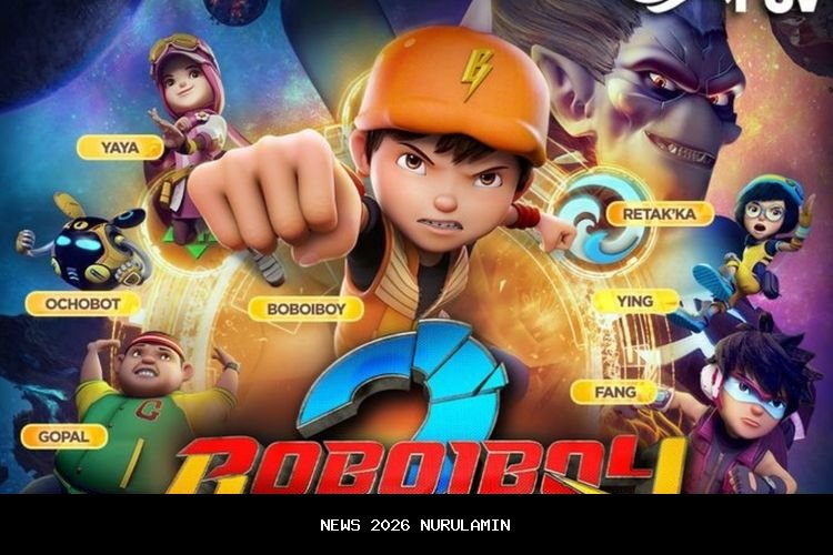 Lihat Jadwal Acara RTV Hari Kamis 1 Januari 2026, Mulai BoBoiBoy Sampai Ijin, Ndan!