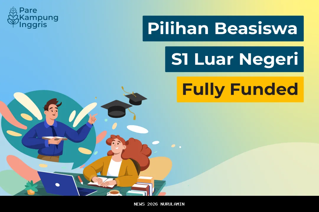 Incar studi S2–S3 di luar negeri 2026? Ini 5 beasiswa fully funded yang bisa dicoba