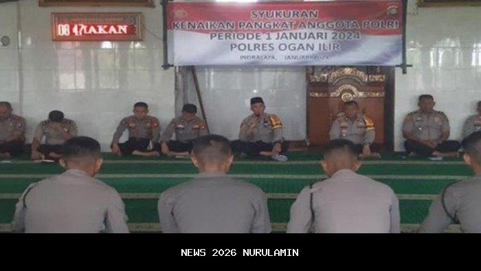 37 Anggota Polres Alor Naik Pangkat