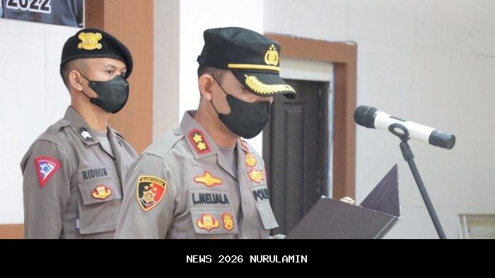 Polres Sambas Lantik Pejabat Utama, Jabatan Strategis Berganti