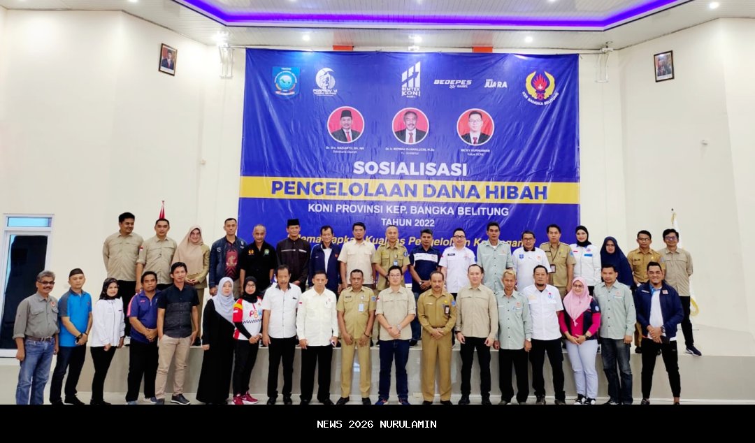 Pemkab Bangka Selatan Umumkan Dana Hibah KONI Rp2,4 Miliar Tahun 2026