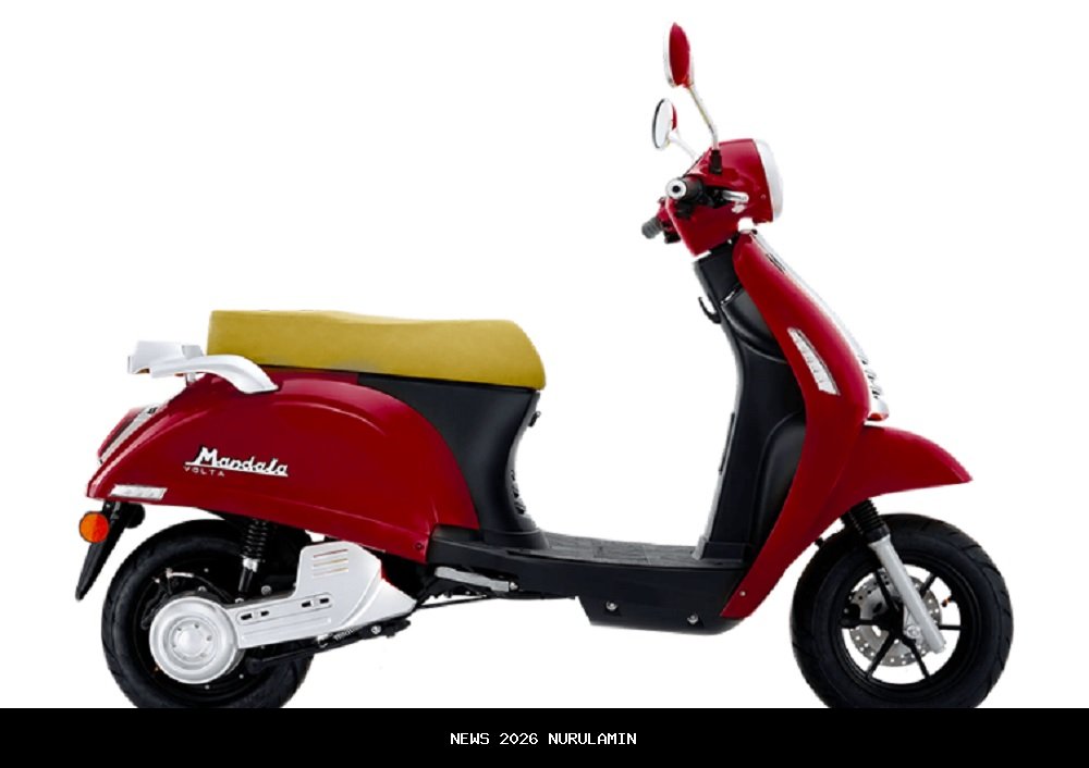 Cicilan Mulai Rp200 Ribu! Motor Listrik Volta Mandala, Desain Mirip Vespa