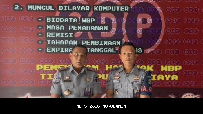 8 Tahanan Lapas Narkotika Muara Sabak Dapat Remisi Natal 2025