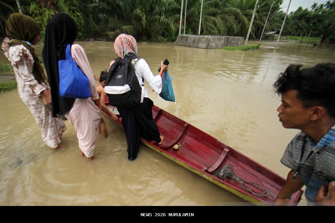 Bupati Ayahwa Dampingi Menkopolkam ke Aceh Utara, Rumah Disapu Banjir, Mereka Minta Huntara