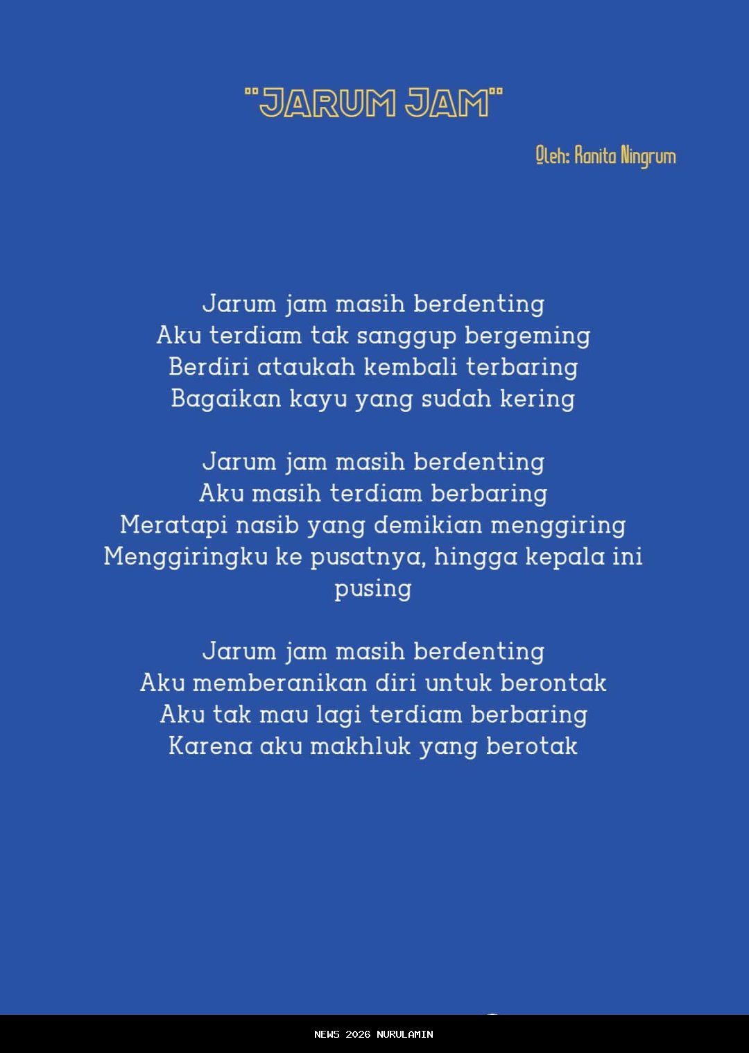 Puisi Esai: Kampungku di Aceh Hilang