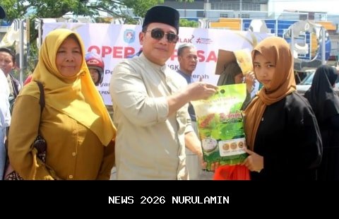 Bupati Sujiwo Hadiri Pasar Murah di Kubu Raya Bersama Menteri Perdagangan RI