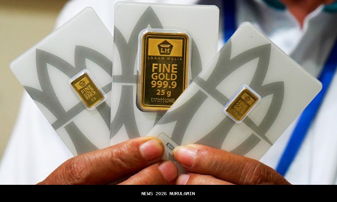 Harga emas Antam hari ini melonjak jadi Rp2.462.000 per gram, kepercayaan investor meningkat