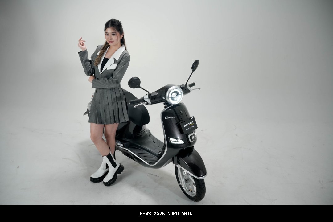 Retro Elegan, Teknologi Canggih! United C2000 Jadi Pilihan Baru Motor Listrik